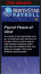Mobile Screenshot of northstarpayroll.com