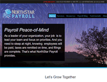 Tablet Screenshot of northstarpayroll.com